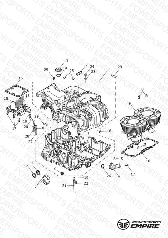 Crankcase & Fittings