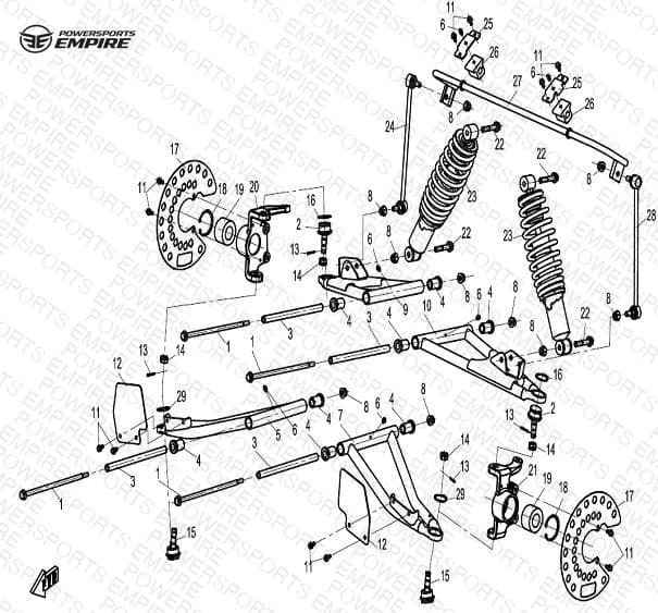 F10 — FRONT SUSPENSION
