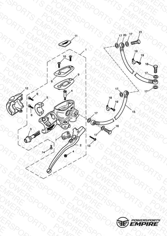 Front Brake Master Cylinder & Hoses