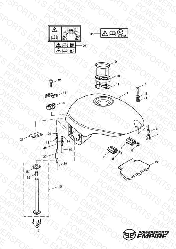 Fuel Tank and Fittings