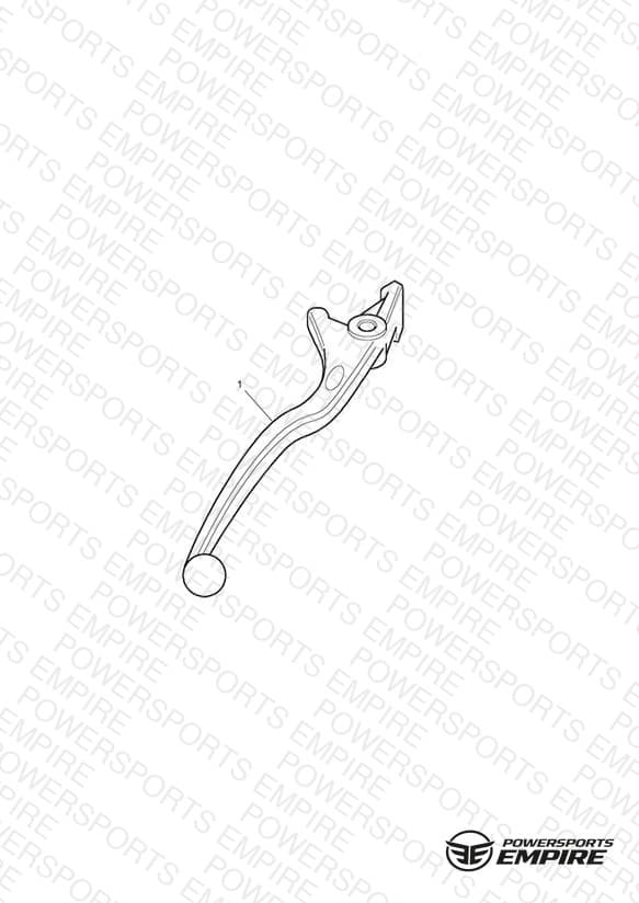 Brake Lever Kit, Chrome