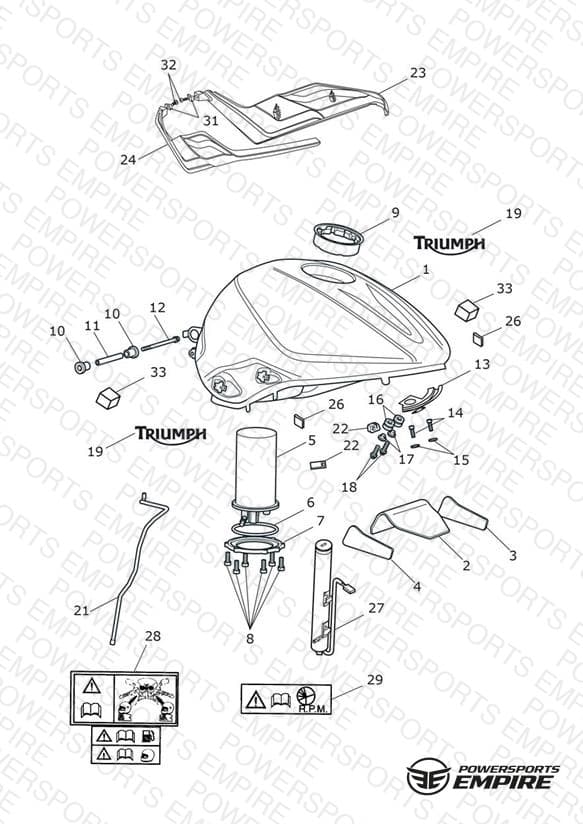 Fuel Tank, Fuel Pump & Fittings