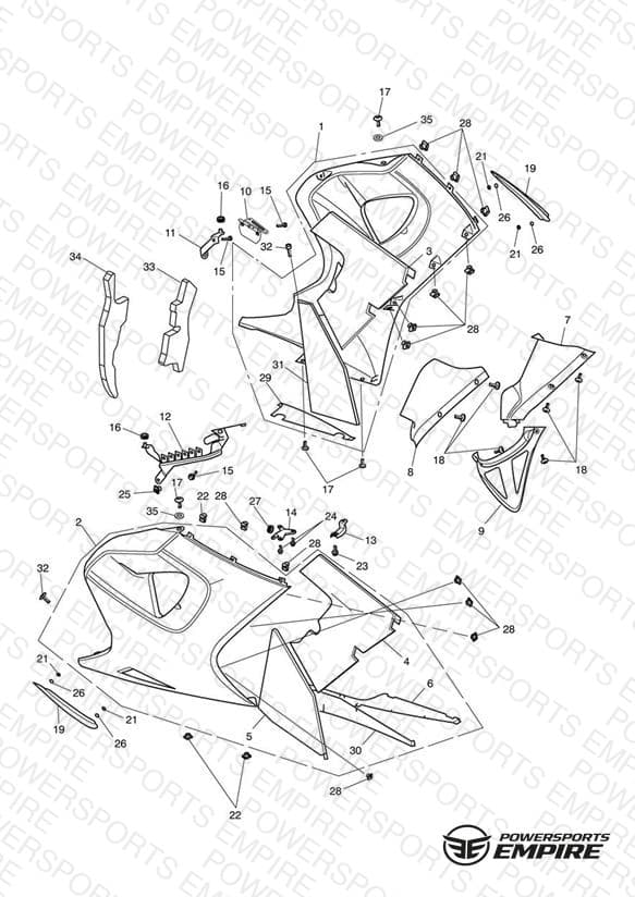 Bodywork - Lower Fairings