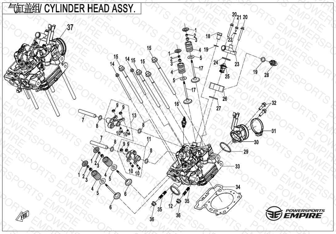 E02-2 — CYLINDER HEAD ASSY.