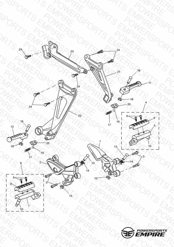 Footrests & Mountings