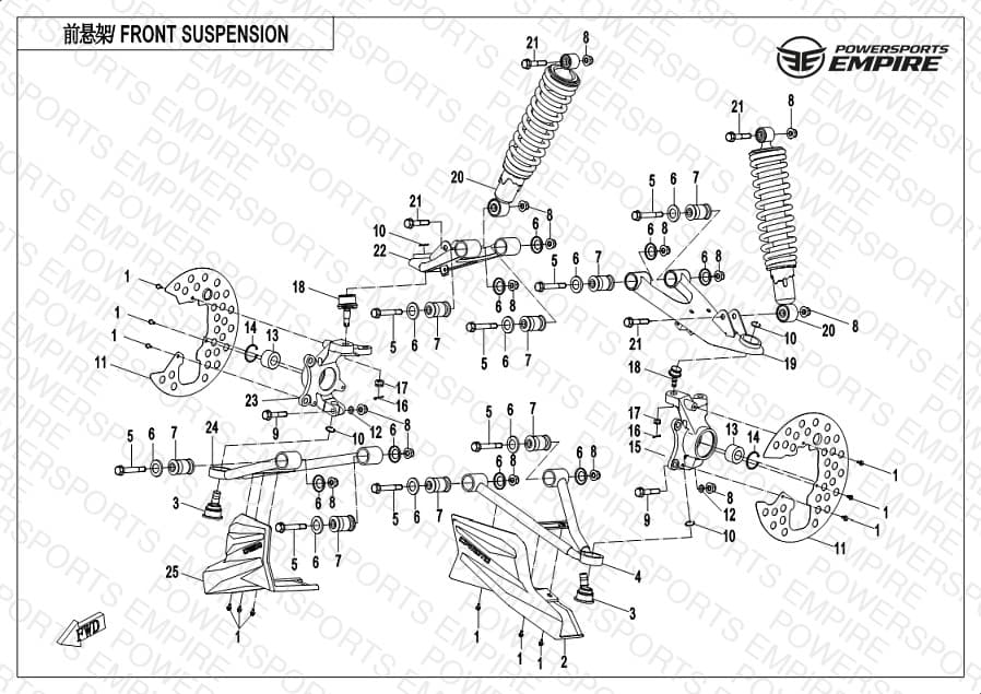F05-V2 — FRONT SUSPENSION