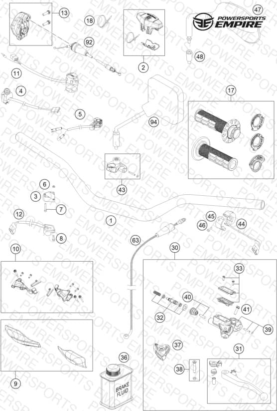 HANDLEBAR, CONTROLS