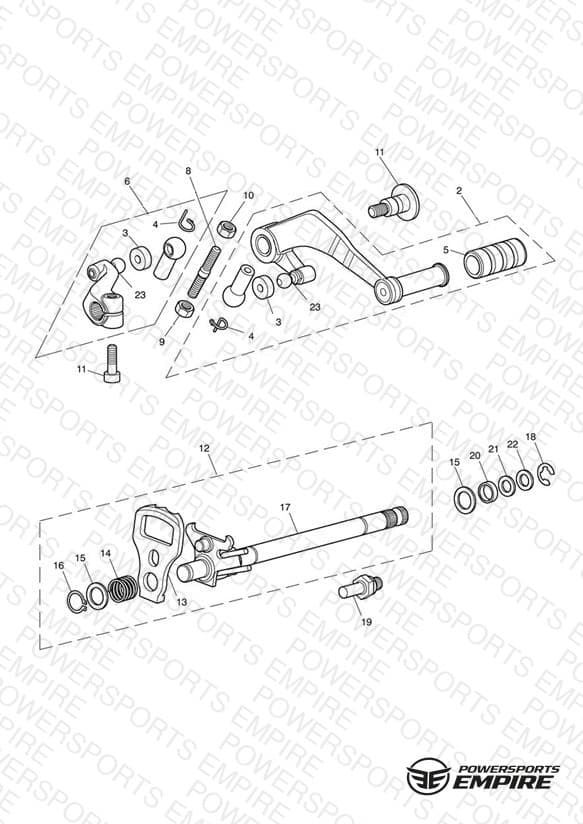 Gear Change Mechanism - Eng No 340170 >