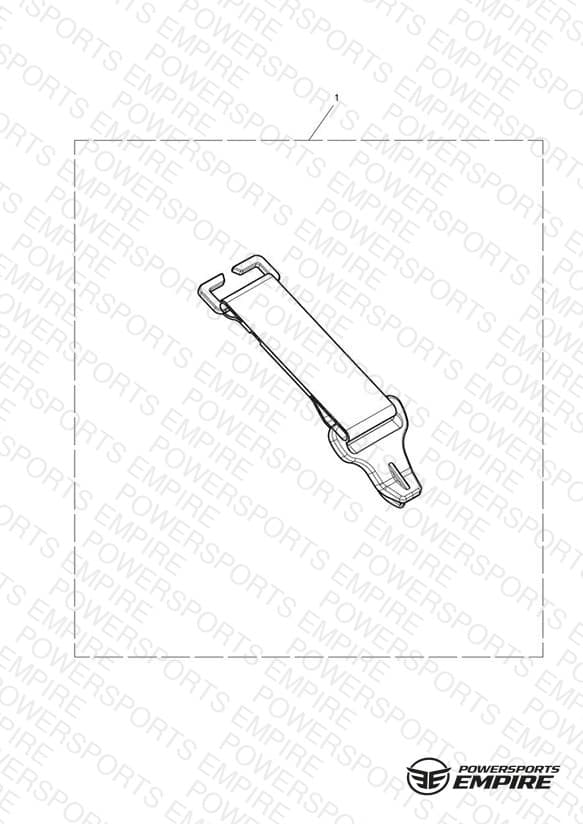 Tank Bag Strap, Front