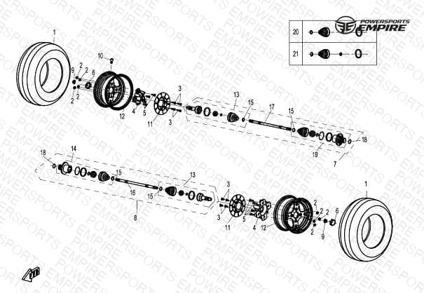 F13 — REAR WHEEL