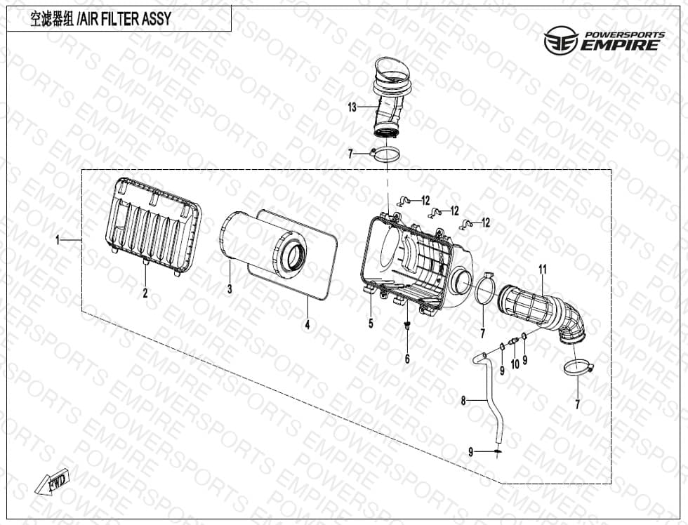 F41 — AIR FILTER ASSY