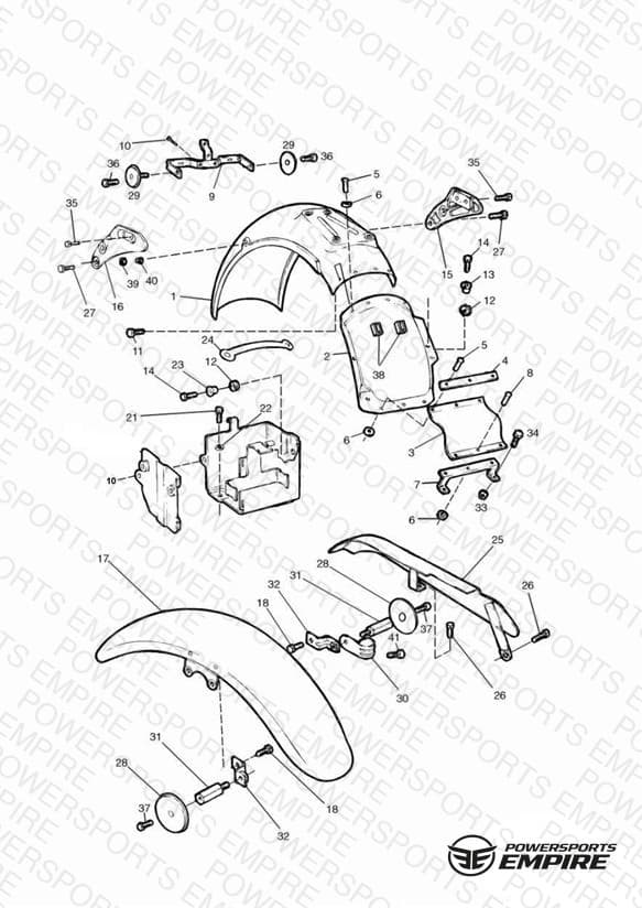 Mudguards/Chainguard/Battery Box » 71698