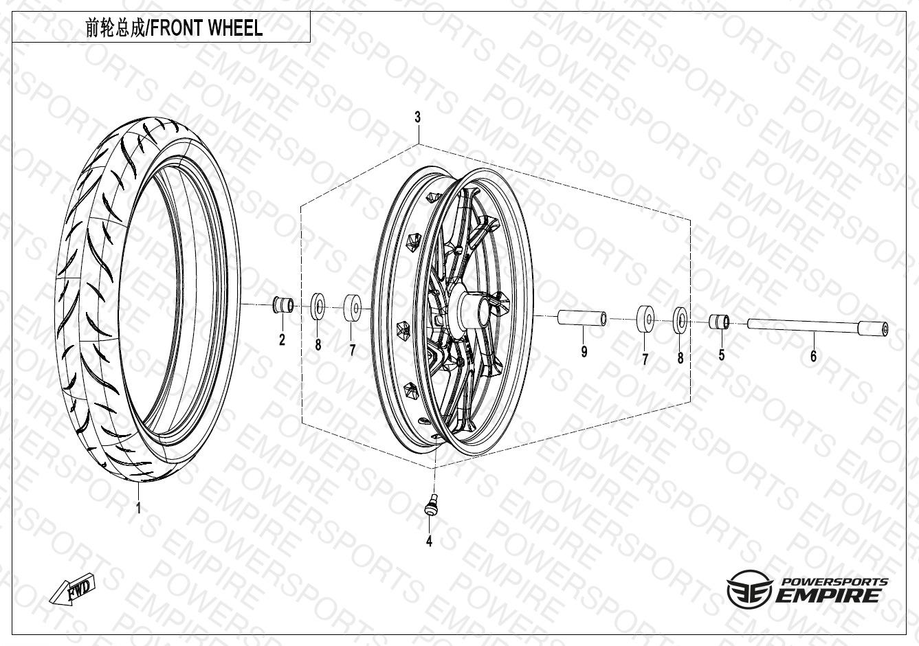 F07-B — FRONT WHEEL