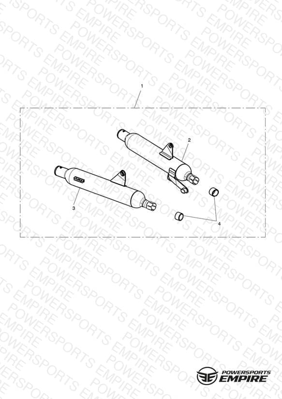 Silencer, Pair, Off Road