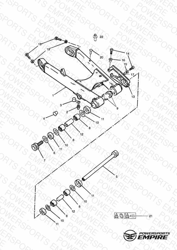 Swinging Arm 29156 » 101853 (Plus 102063 » 102074 Inclusive )