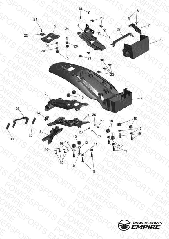 Rear Mudguard