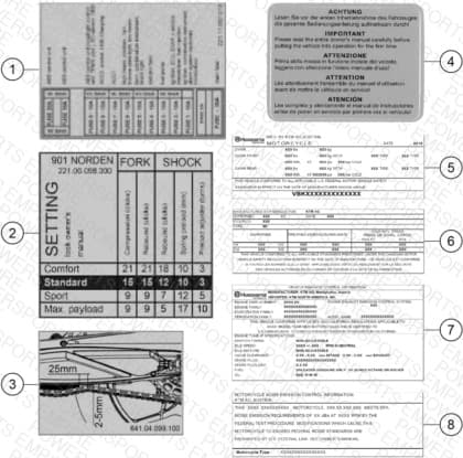 TECHNIC INFORMATION STICKER