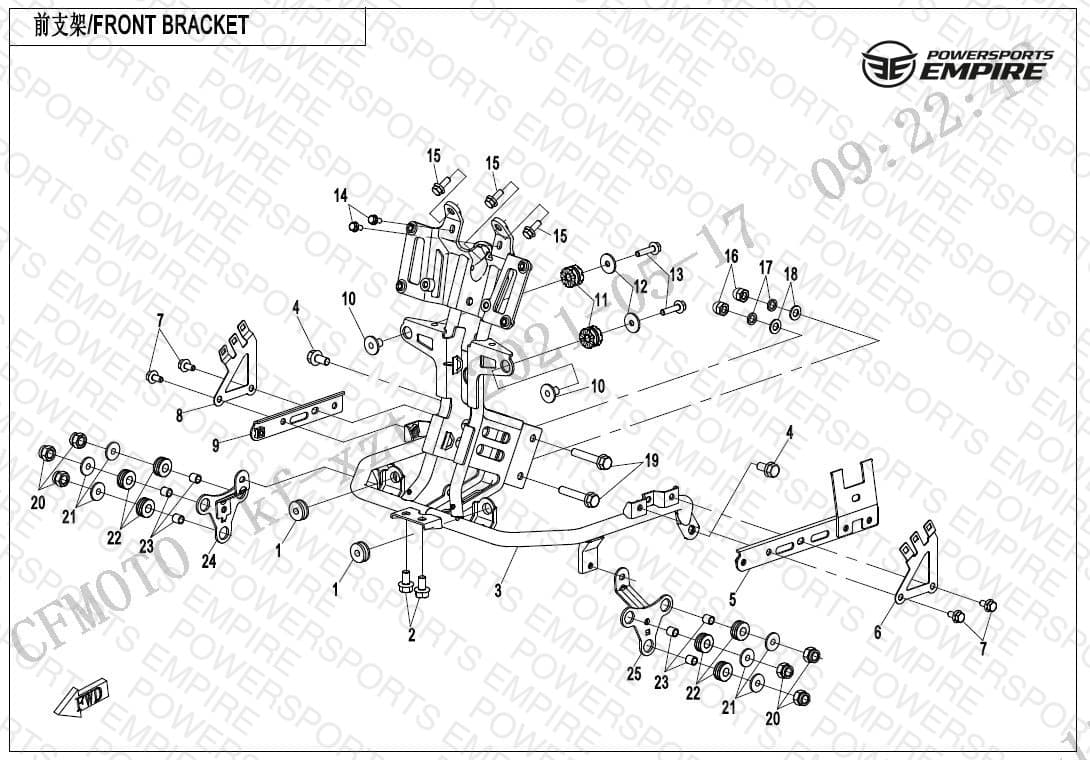 F03-1 — FRONT BRACKET