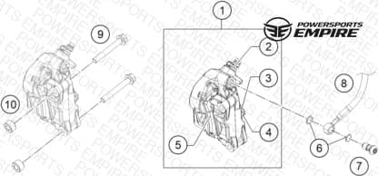 FRONT BRAKE CALIPER
