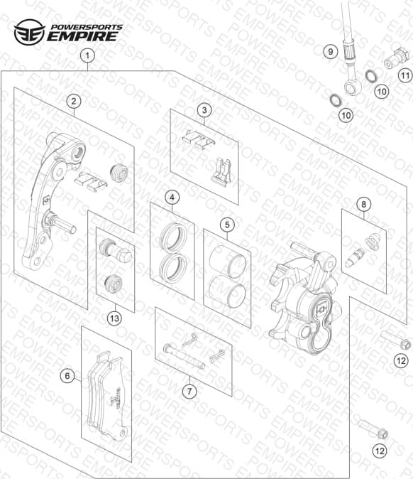 FRONT BRAKE CALIPER