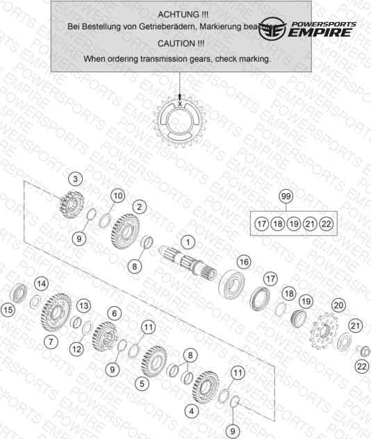 TRANSMISSION II - COUNTERSHAFT