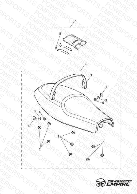 Seat Assembly & Toolkit - Dual Seat Version > 804035