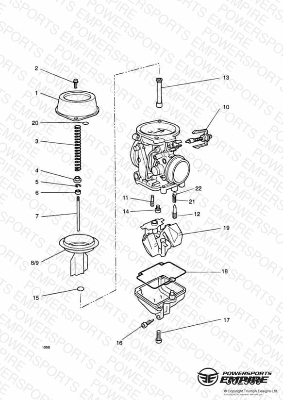 Carburettor Parts 3 Cyl (Carb Assy T1240900 & T1240620) MIKUNI PARTS
