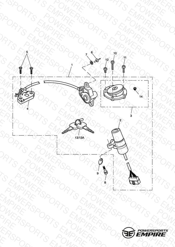 Ignition Switch & Lock Set
