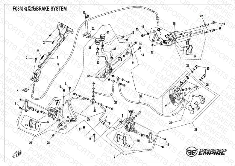 F08 — HYDRAULIC BRAKE