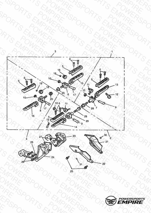 Footrests & Mountings