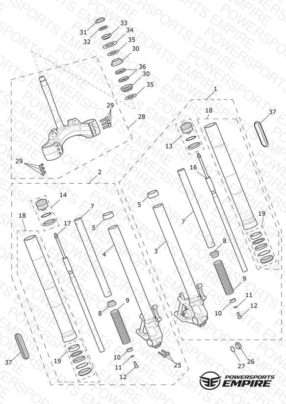 Front Forks & Lower Yoke