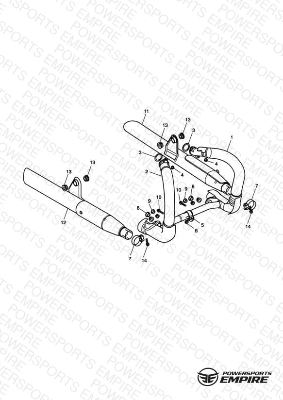 Exhaust System >281465-F2 / 279278-F4