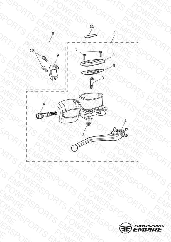 Front Master Cylinder Assy