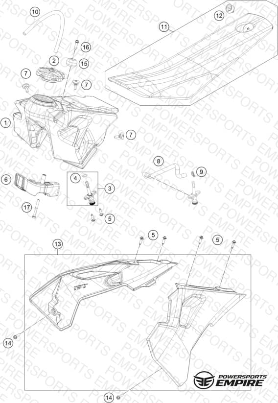 TANK, SEAT