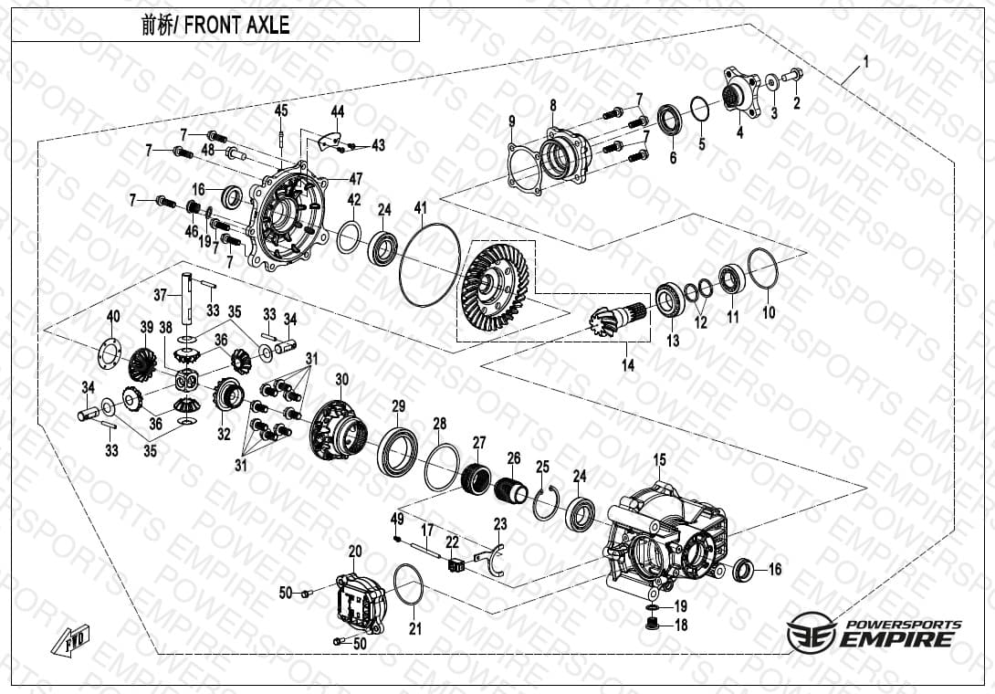 F31 — FRONT AXLE