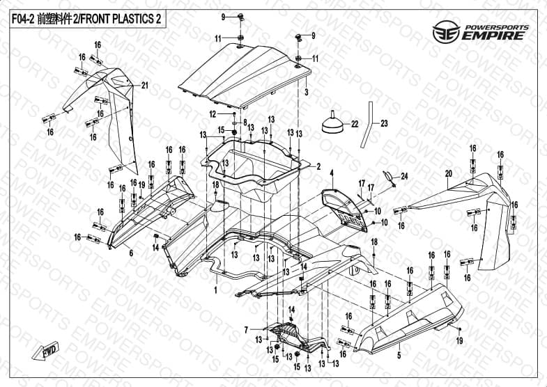 F04-2 — FRONT PLASTIC