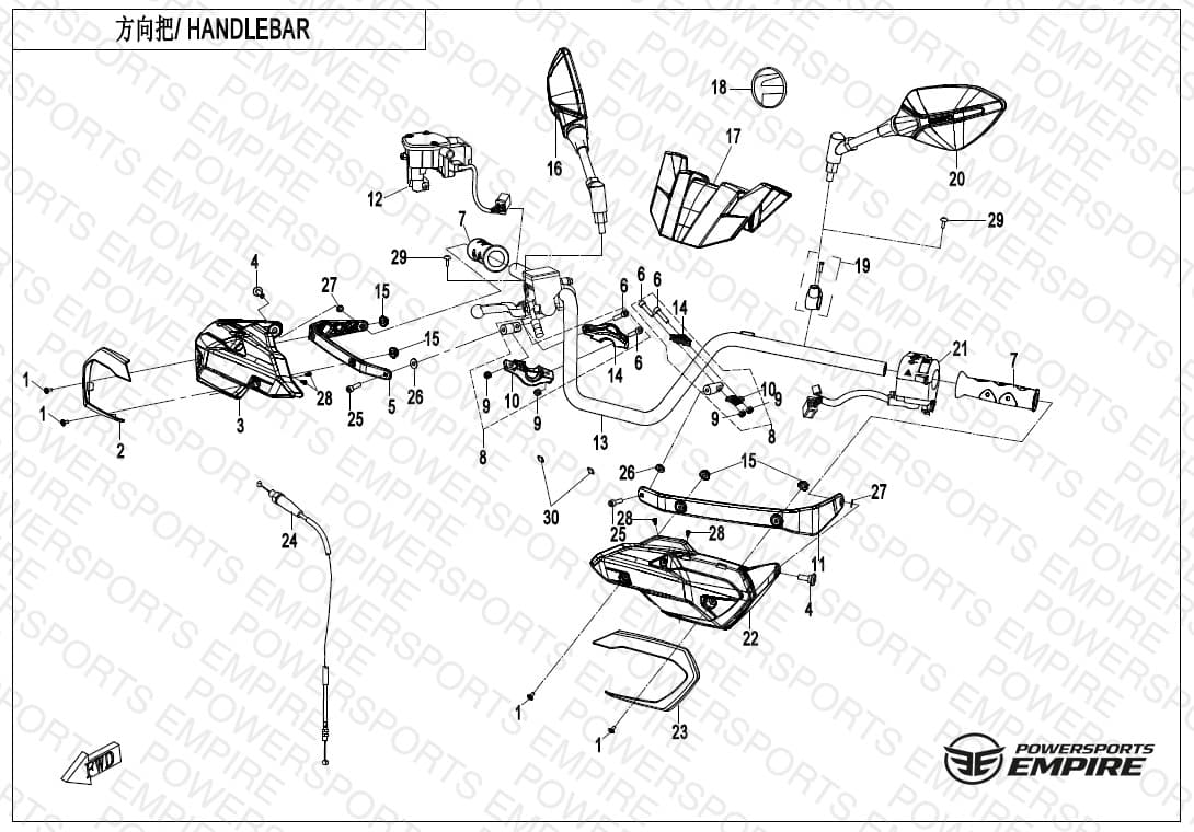 F10-1 — HANDLEBAR