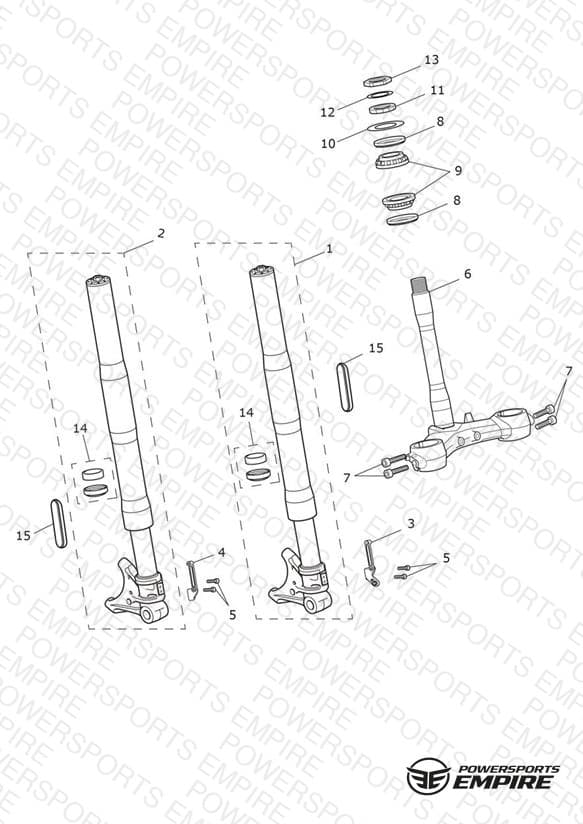 Front Forks & Lower Yoke