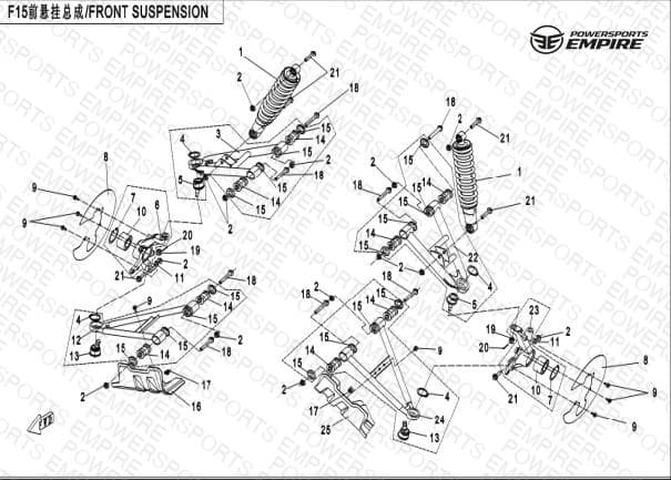F05 — FRONT SUSPENSION