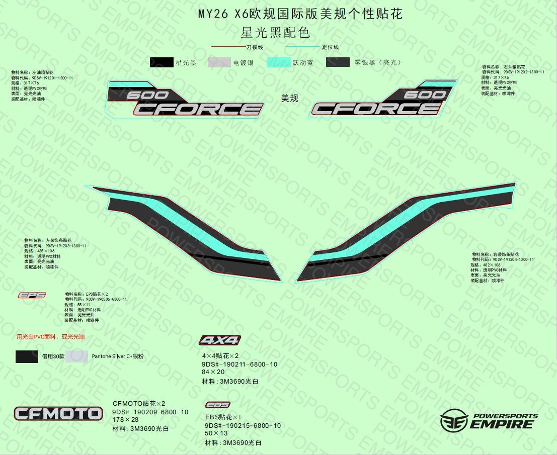 F19-1-B — DECAL KITS(NEBULA BLACK)