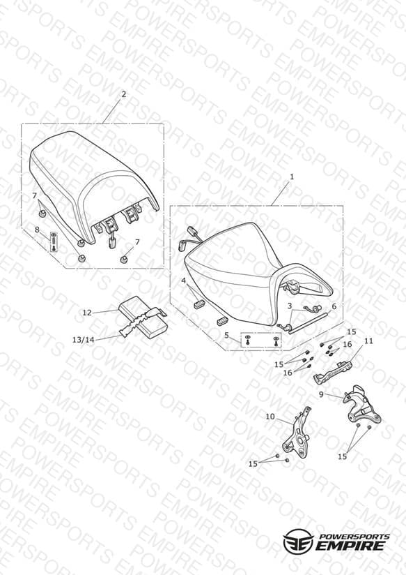 Seat Assembly & Toolkit
