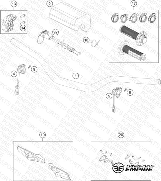 HANDLEBAR, CONTROLS