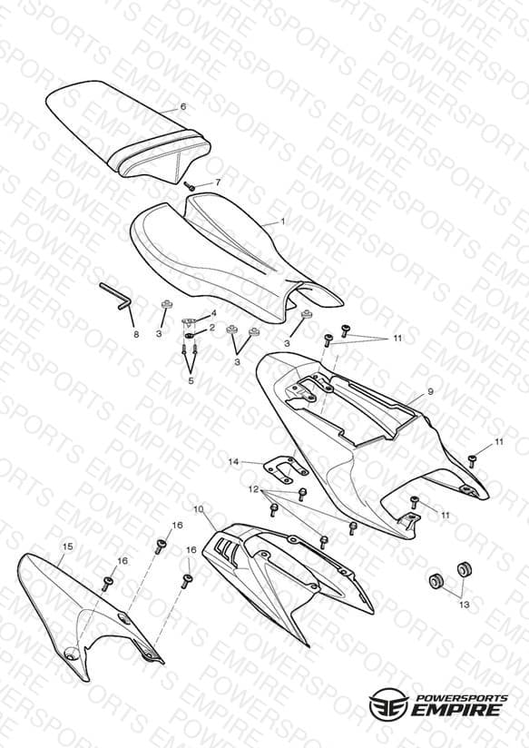 Rear Bodywork & Seat