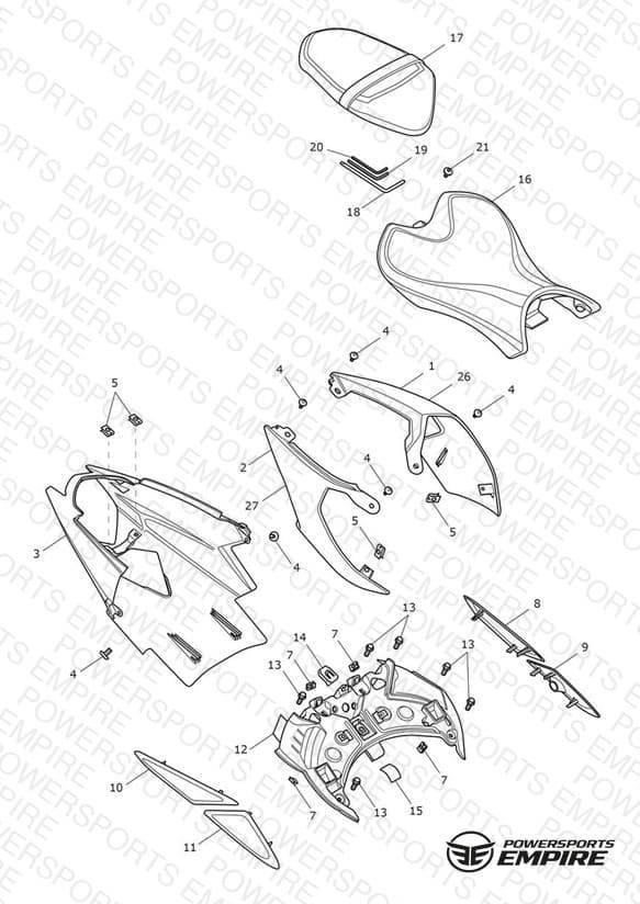 Rear Bodywork & Seat