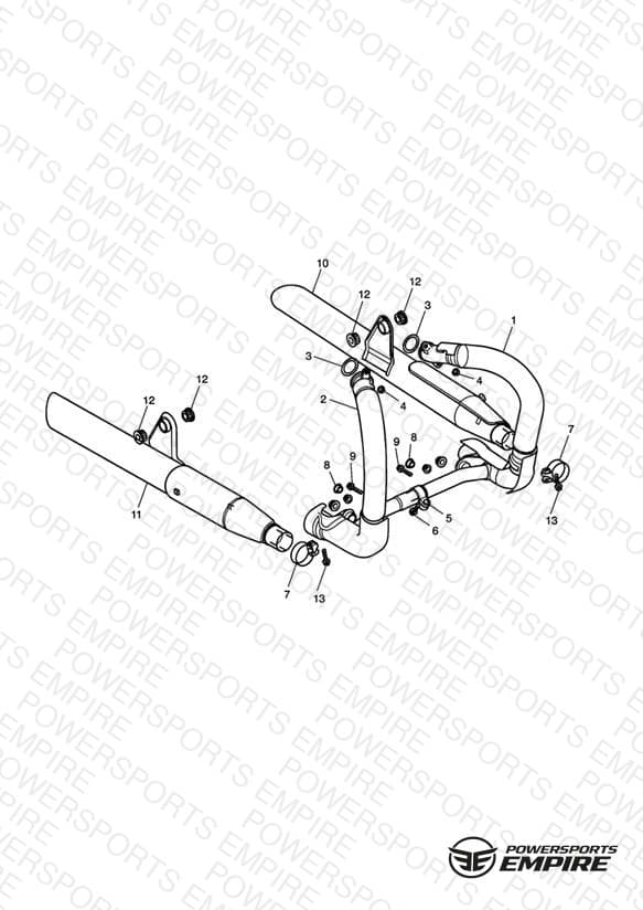 Exhaust System 281466-F2/279279-F4>