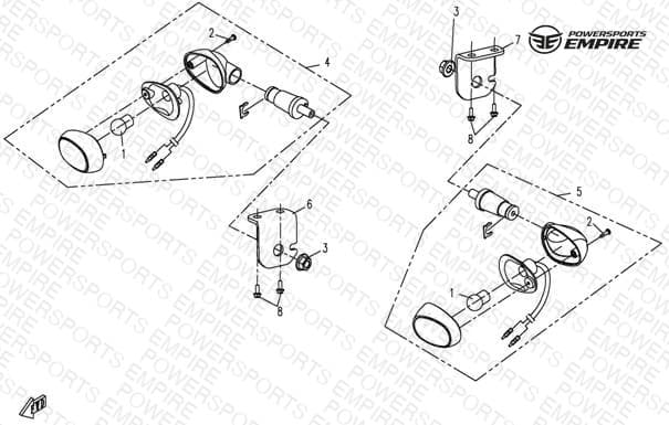 F02-2 — FRONT TURN LIGHT (BUMPER WITHOUT DECORATION COVER )