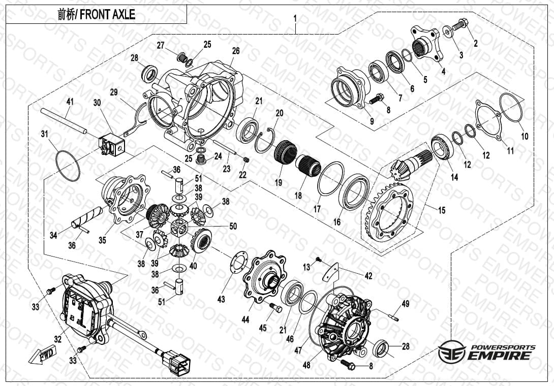 F31 — FRONT AXLE