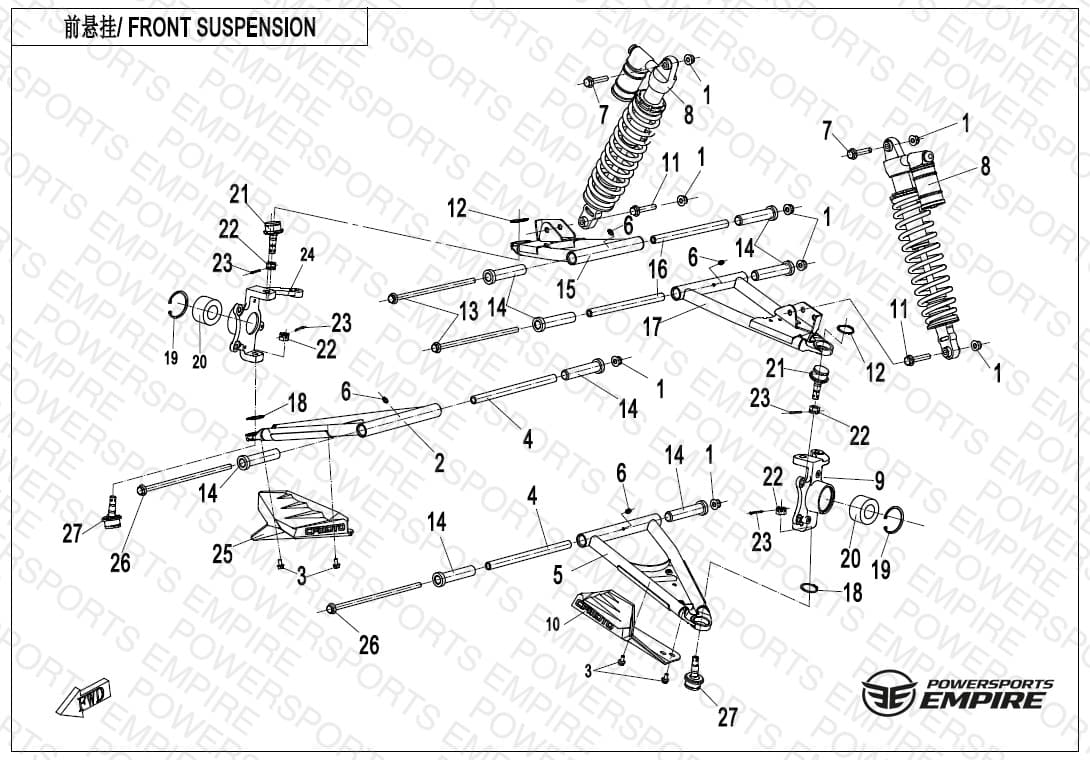 F05-B — FRONT SUSPENSION