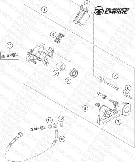 REAR BRAKE CALIPER
