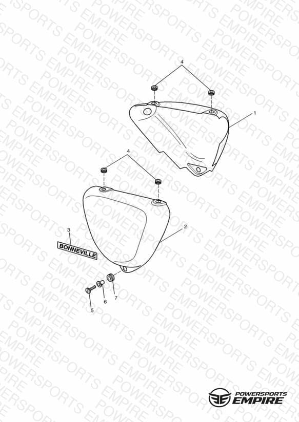 Bodywork Side Panels - Bonneville